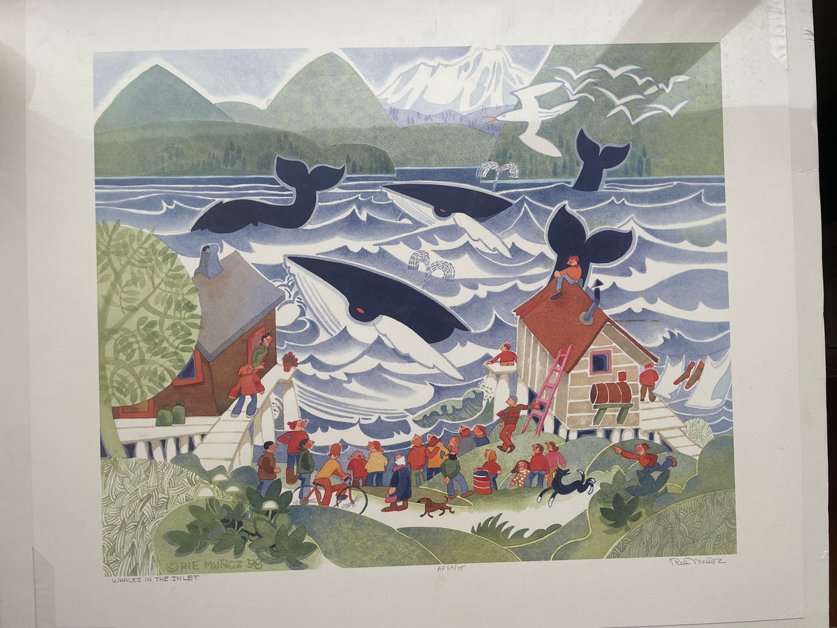 Rie Munoz ‘98 Whales In the Inlet